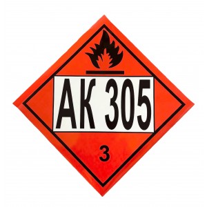 Знак опасности АК 305